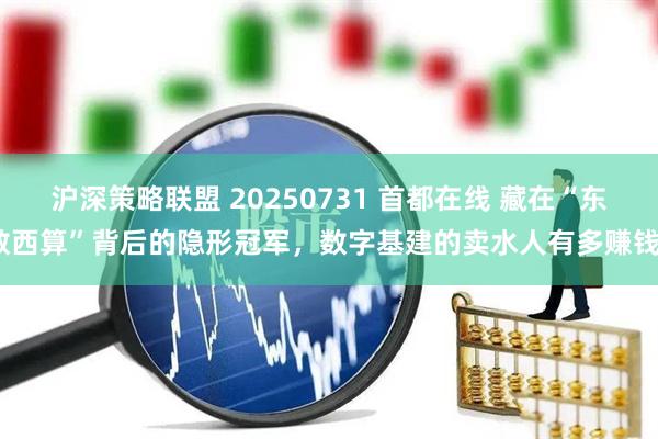沪深策略联盟 20250731 首都在线 藏在“东数西算”背后的隐形冠军，数字基建的卖水人有多赚钱？